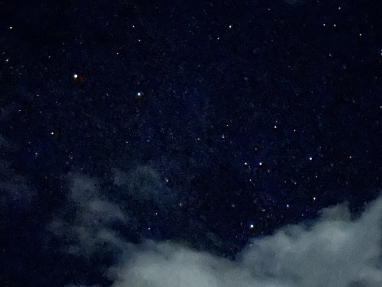 星空観察も素晴らしかったです