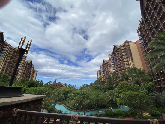 アウラニのテラスから一望