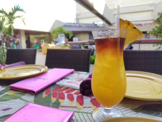 受付後、オーダーしたマイタイです。美味!