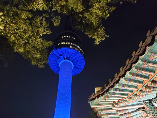 ソウルタワーのパワースポット。メッチャ綺麗でした。