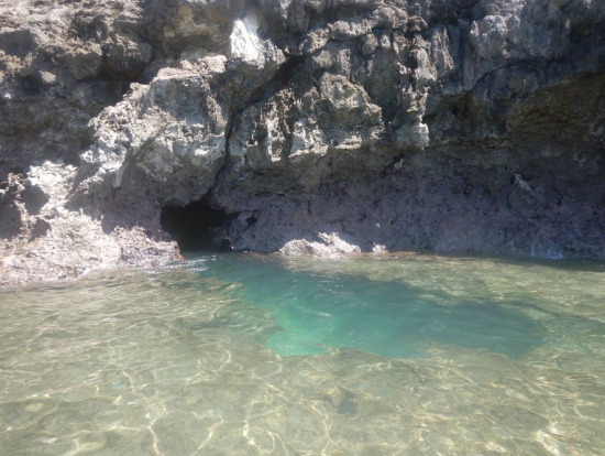 鍾乳洞入口付近