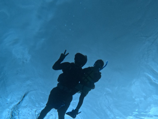 二メートル潜って撮影してくれます。