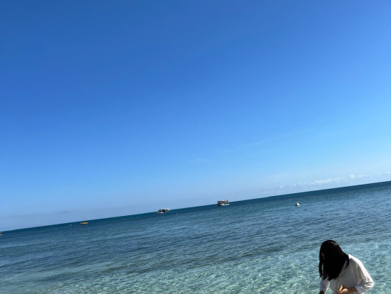 ぜひ、海に入って下さいね!