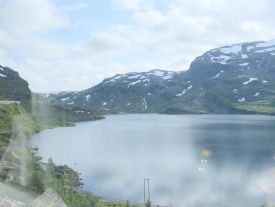 ベルゲン鉄道の車窓
