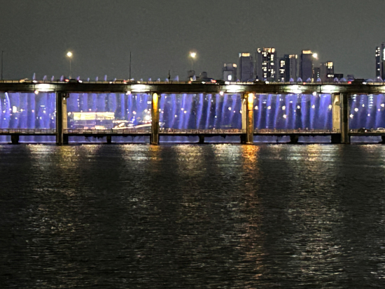 漢江ナイトクルーズ(噴水)