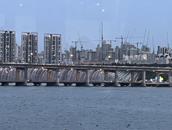 漢江噴水ショー