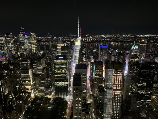 西側、ハドソン川方面