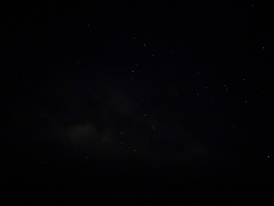 iPhone13で撮った星空
