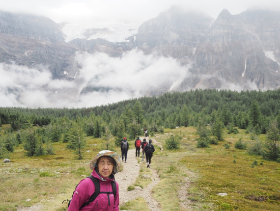 雄大な山々と氷河