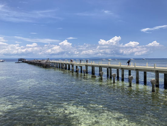 ナルスアン島の桟橋