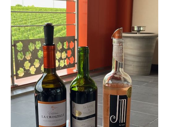 サン・テミリオン地区のシャトーで試飲したワイン