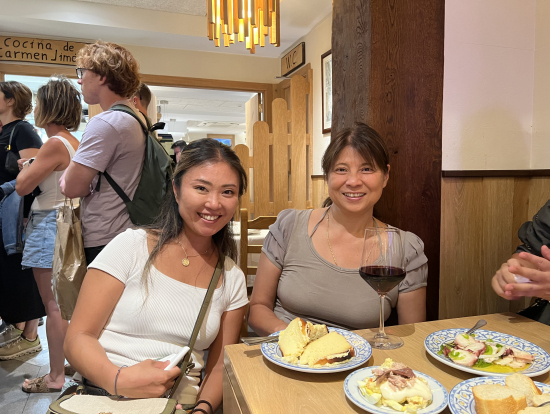 La Vina でガイドさんと