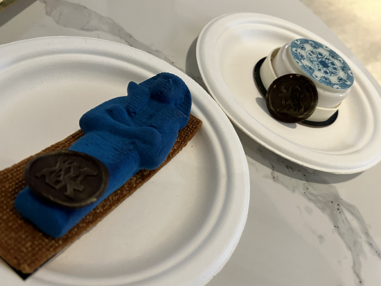 ルーブル美術館 カフェにて