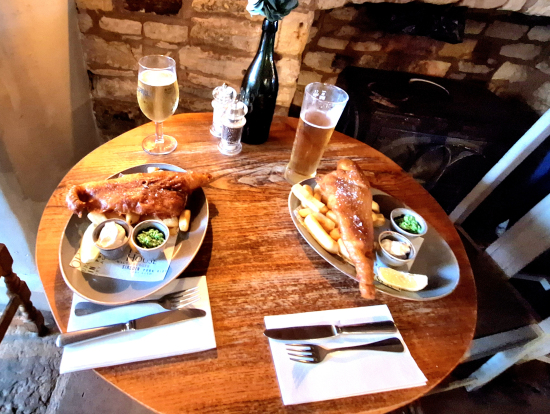 ストウ・オン・ザ・ウォルドでランチ。ボリューミー!