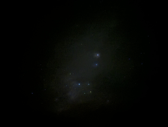 南十字星見えました