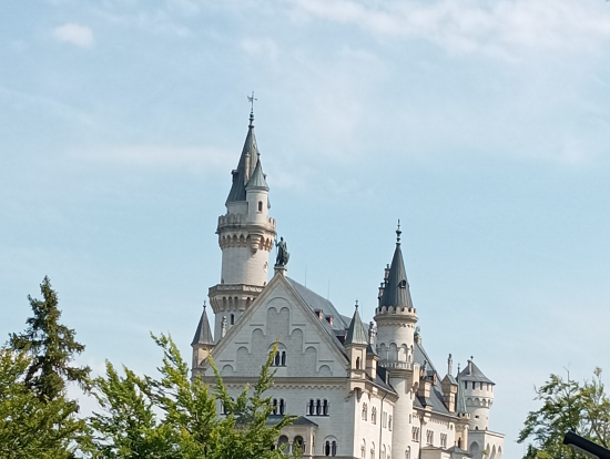 マリエン橋から撮影したノイシュバンシュタイン城