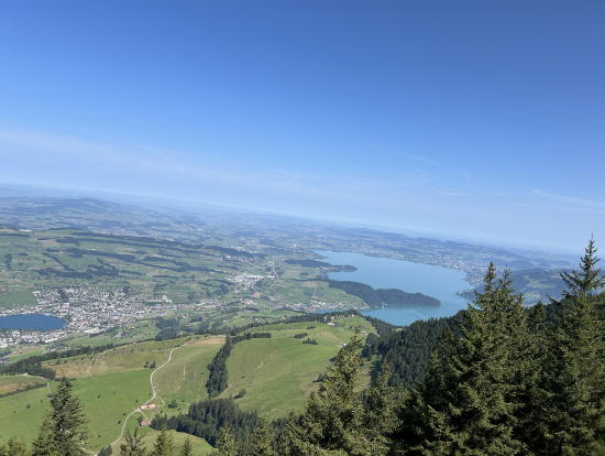 ロープウェイからの景色