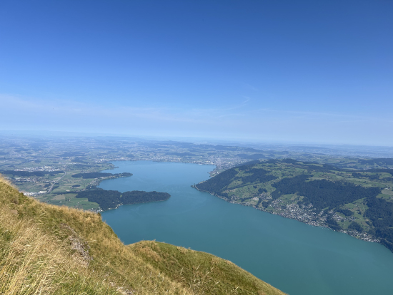 リギの頂上より