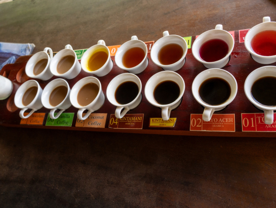 コーヒーから様々なティーを楽しめます。ジンジャーがすごかった