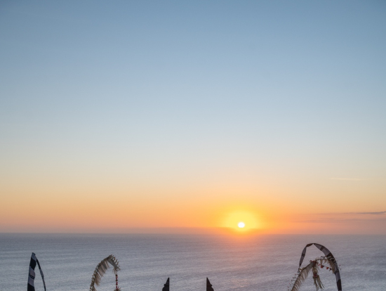 夕日がとてもきれいでした。
