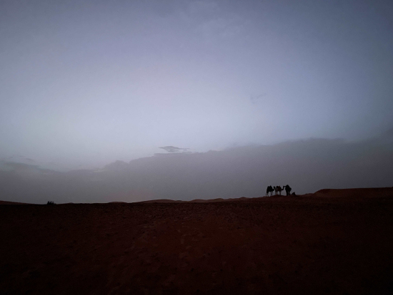 サハラの夕暮れ