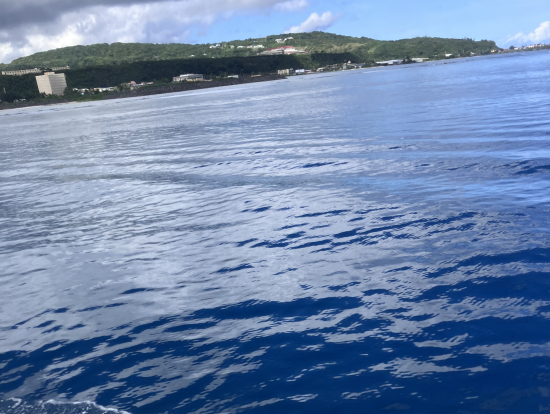 海からの景色も良かったです。