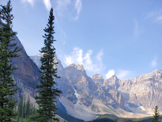 美しいモレーン湖