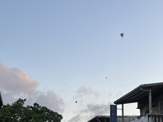 夕暮れのランタン