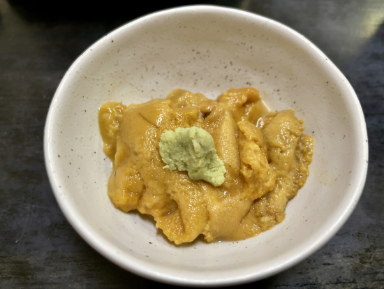 追加1500円のウニ小鉢