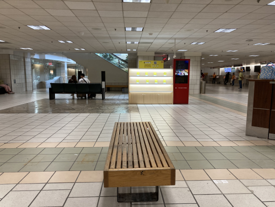 バスの待機場所②