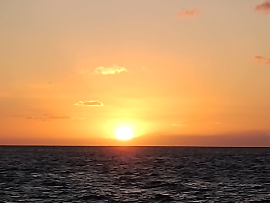 船上からのサンセット