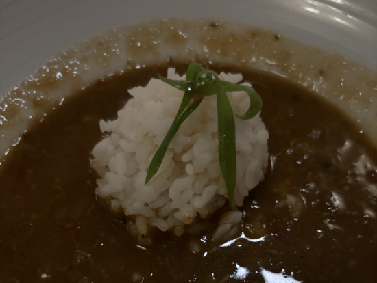 スープ。ライス入りです。