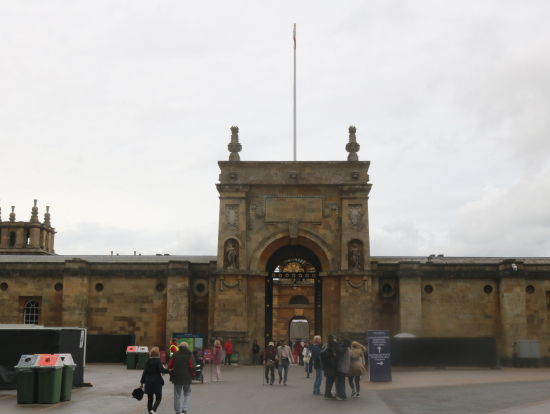 ブレナム宮殿の入口