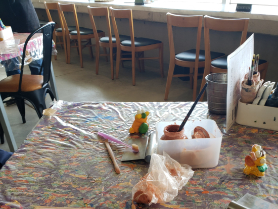 粘土細工を思い出しながら