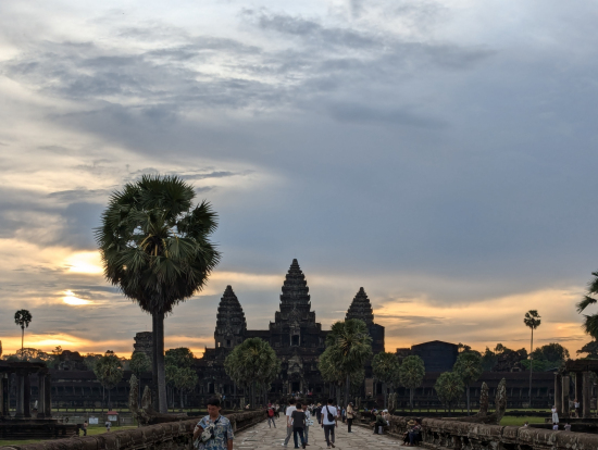 アンコールワット正面
