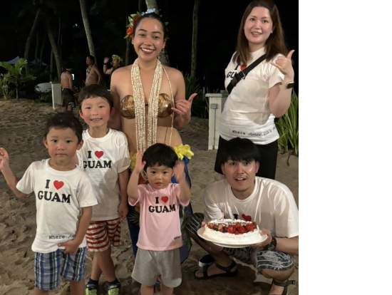 みんなでお揃い　『　I ❤️ GUAM　』