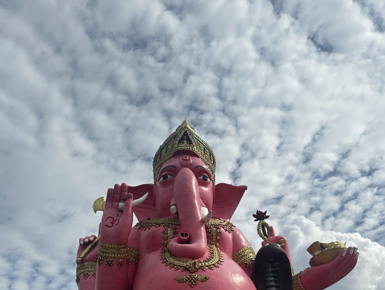 ガネーシャ、とても大きかったです。