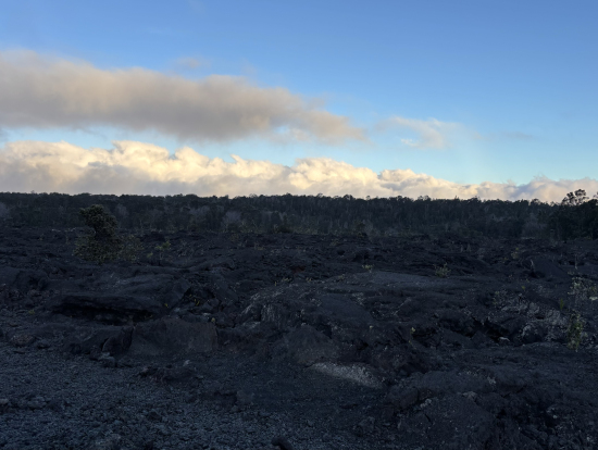 火山島ならではの景色