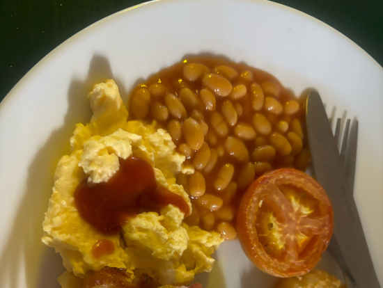 朝食のイングリッシュブレークファースト