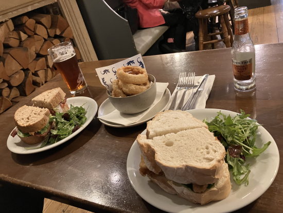 パブランチ。とても美味でした!