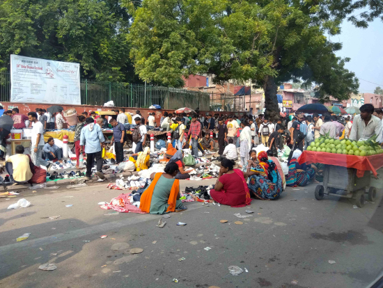 オールドデリーのサンデーマーケット