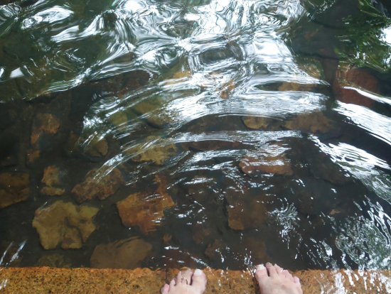 礁溪温泉 足湯
