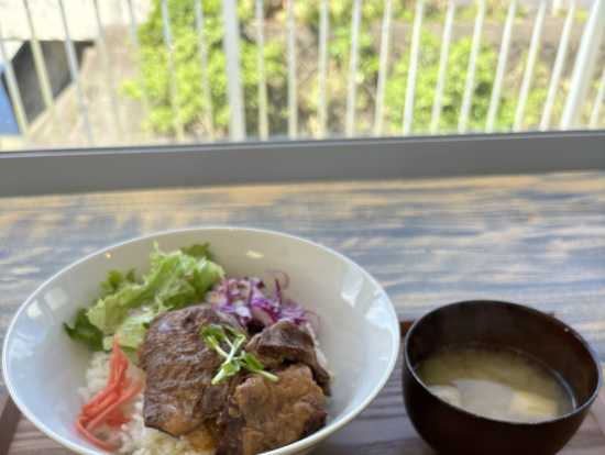 かけろまカフェでのランチ