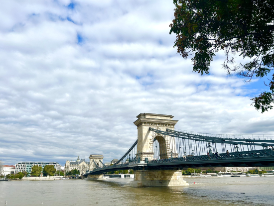 ペスト地区側から撮ったセーチェー二橋