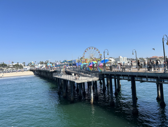 サンタモニカの遊園地