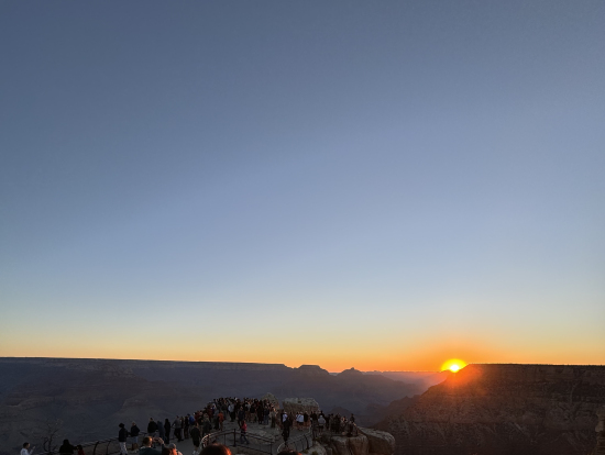 マーサーポイントから見た日の出。最高の瞬間でした。