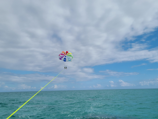 パラセーリング中の1枚