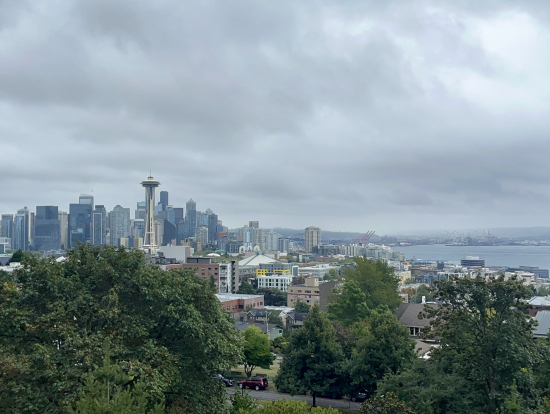 ケリーパークからのシアトルダウンタウン
