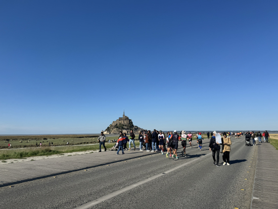 帰りのモンサンミッシェル