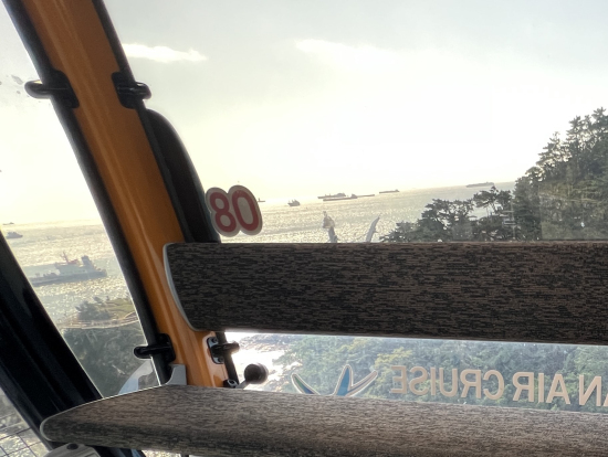 松島エアクルーズのクリスタルキャビン内2